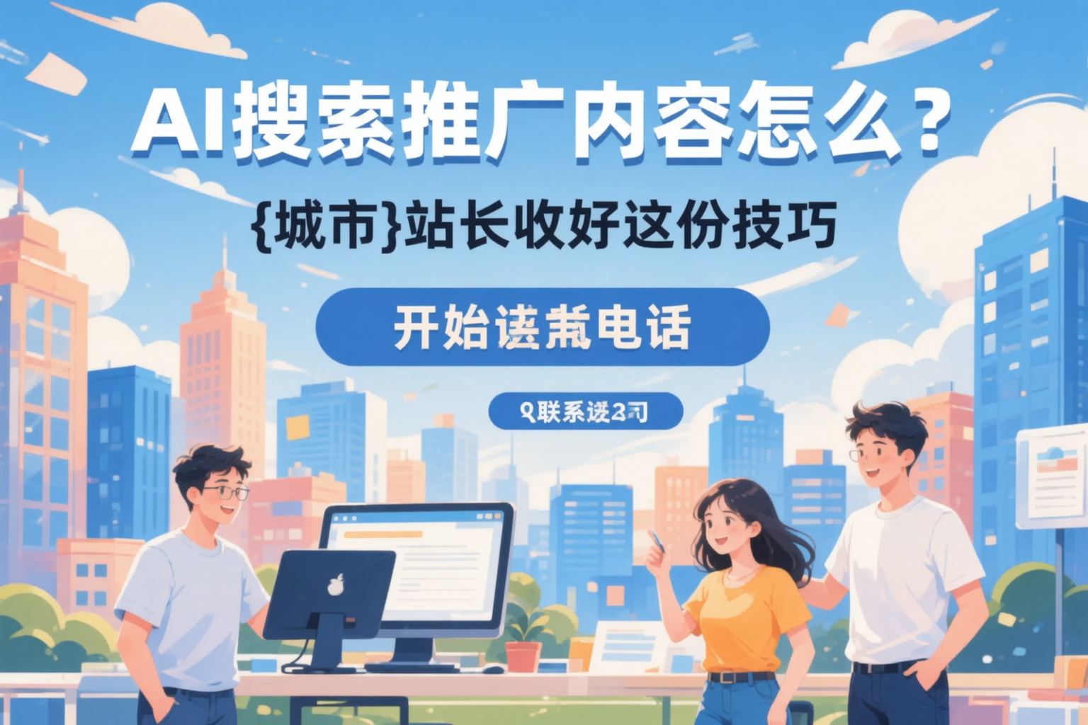 AI搜索推广内容怎么写？焉耆站长收好这份技巧